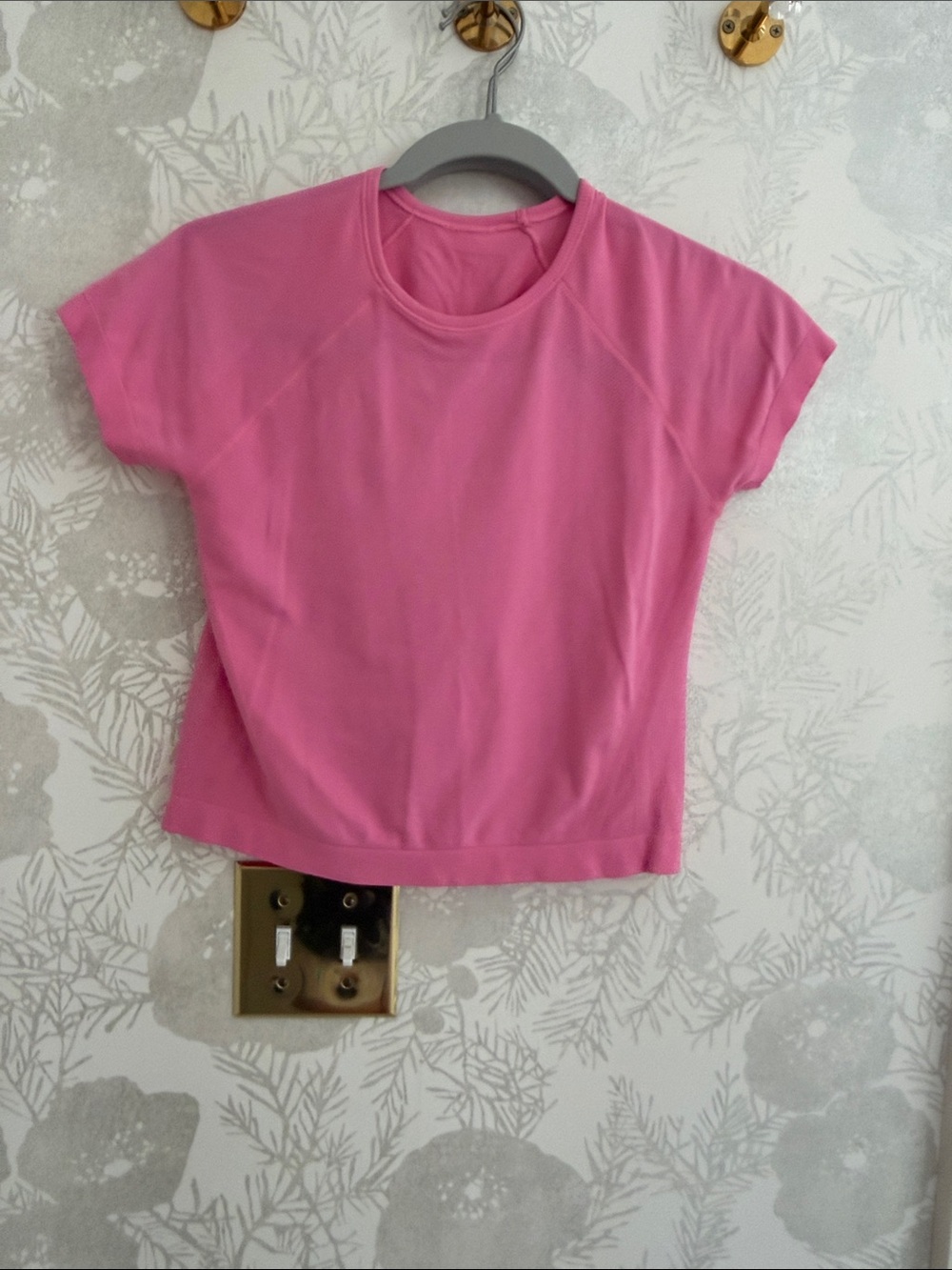 Athleta Pink Short Sleeve Crew Tee